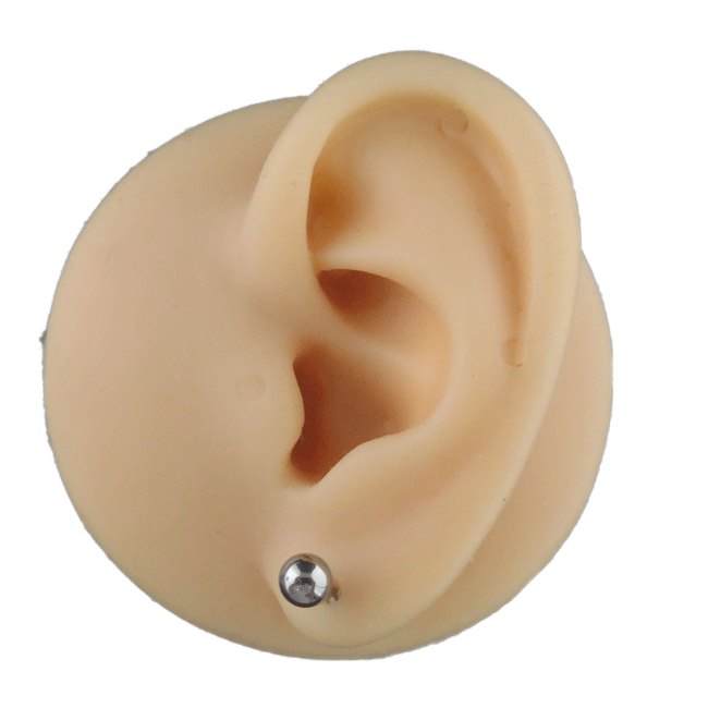 98～ボディピアス ストレートバーベル 16G シルバーカラー サージカルステンレス 定番 低アレルギー