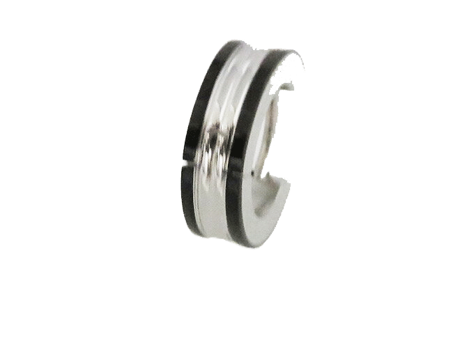 【ステンレスフープピアス13mm】【sideにブラックレジン2本ライン】ステンレスピアス/片耳ピアス/メンズアクセサリー/レディースアクセサリー/イヤリング