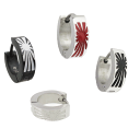1000円 フープピアス リングピアス 旭日旗 国旗 日本 ピアス 外径 13mm ステンレス サージカルステンレス ピアス 片耳