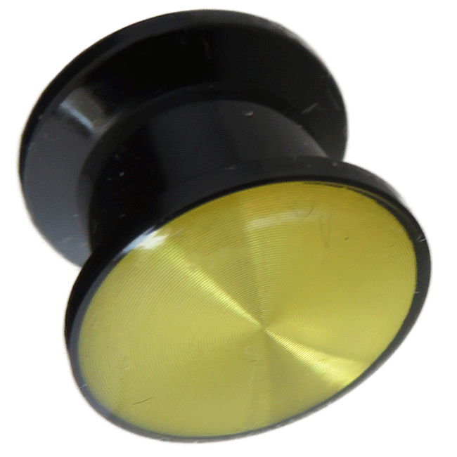ボディピアス プラグ アクリル ダブルフレア ネジ式 0G ボディーピアス ボディピ ...