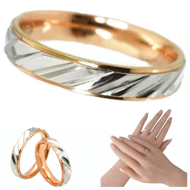 ペアリング カットライン ステンレス ペア リング 刻印無料 指輪リング マリッジリング メンズ レディース 名入れ ring 記念日 誕生日 プレゼント ギフ...
