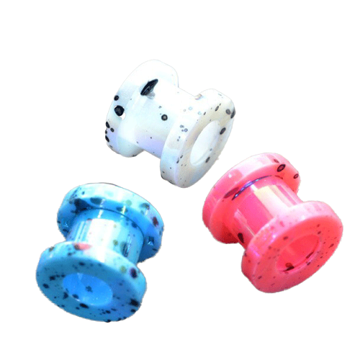 ボディピアス 0G 8mm アクリル ラメ入り フレッシュトンネル ボディーピアス イヤーロブ アウターコンク トラガス インナーコンク ボディピアス 0G 8mm アクリル ラメ入り フレッシュトンネル ボディーピアス イヤーロブ アウターコンク トラガス インナーコンク