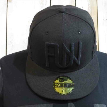 FUN NEW ERA 59FIFTYニューエラ 【FUN】キャップ帽子 CAP ダンス ウェア メジャーリーグ 野球 ベースボール 自転車 スケボー スノーボード バスケットボール ピスト ピストバイク ライダーズカフェ