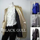 【BLACK GULL】メンズ ステージ衣装 コスチュームロック バンド衣装 男性【品番/デザイン】JA-7700スペースラメ1Bシングルジャケット【送料無料】