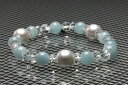 バランスe天然石ブレスレット300<アクアマリン>