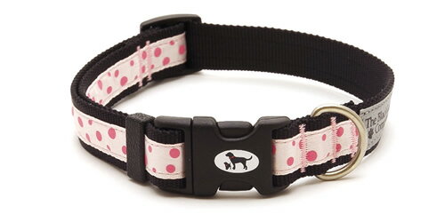 BLC首輪 ＜Mサイズ＞ ドットピンク