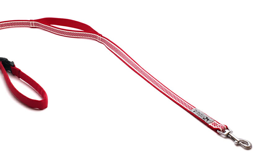 BLCハンドル付きリード ＜Mサイズ・Sサイズ共通＞ レッドチェス
