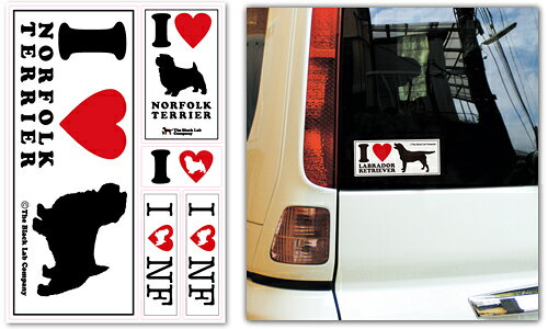 ＜ノーフォーク＞I Love ステッカー