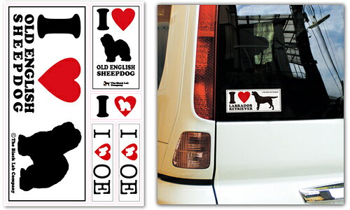 ＜オールド＞I Love ステッカー