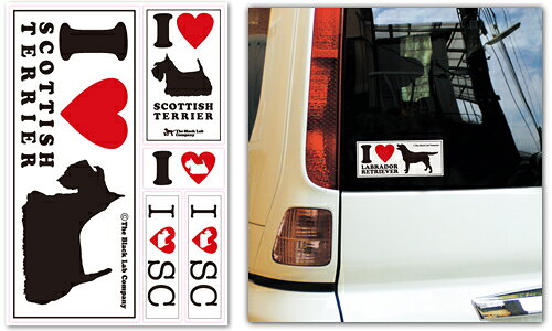 ＜スコッチ＞I Love ステッカー