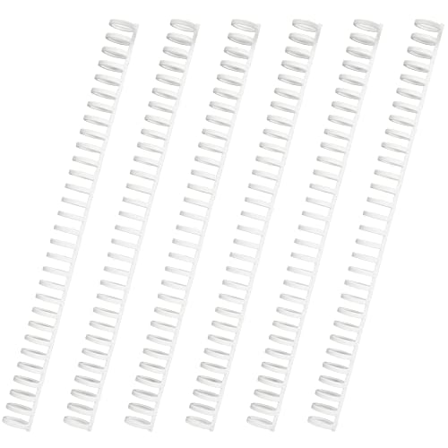 リング(6本入)ホワイト/リング径14mm/LR-14-W・Color:ホワイトSize:リング径14mmStyle:リング(6本入)・パッケージ個数:1・ルーズリーフが綴じられるリング。高品質な日本製。・【対応リーフ】A4/30穴（プラスチック製のためハサミで切ってB5/26穴、A5/20穴などにも対応可）・【綴じ枚数】100枚【リング径】14mm【リングの間隔】9.5mm【リングの太さ】3mm・【入数】6本【カラー】ホワイト・【本体サイズ/重量】幅19×奥行280×高さ20mm / 8g●ルーズリーフをとじるリング