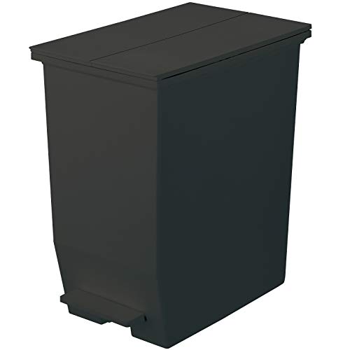樂天商城 - リス(RISU) ソロウ ゴミ箱 ふた付き 45L ブラック ペダルオープン 両開き 抗菌 加工 日本製 おしゃれ キッチン 分別 スリム キャ