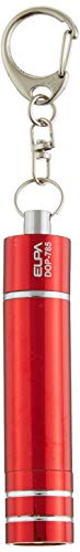エルパ(ELPA) LEDキーライト LEDライト 懐中電灯 ランタン 直径16×全長76mm レッド DOP-785(R)