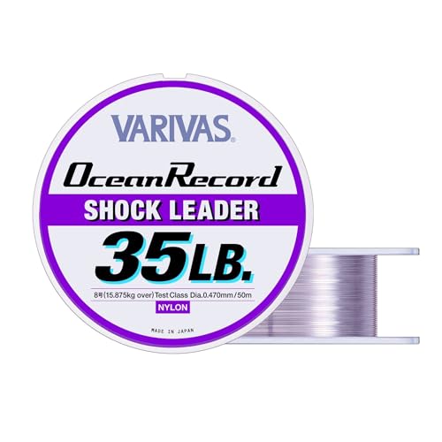 8号 (強度:35lb) - 50m巻ミスティーパープル/8号/35lb/8 - 35lb・Color:ミスティーパープルStyle:8号 (強度:35lb) - 50m巻・パッケージ個数:1・主な対応魚種:全魚種対応・素材:ナイロン・全長:50m / 号数:8号 / 強度:35lb・カラー:ミスティーパープルワンランク上の圧倒的強度で記録への挑戦をバックアップする「オーシャンレコードショックリーダー」。ヒラマサキャスティングゲームの第一人者である田代誠一郎氏が監修を務め、企画出しからテスト開発まで完全現場主義で生み出された、オフショア専用モデル。システムの組みやすさやキャスト時のガイド抜け、更にはルアーのアクションに干渉しないよう最適なさに調整することで、キャスティングゲームからジギングまであらゆる魚種に対応します。