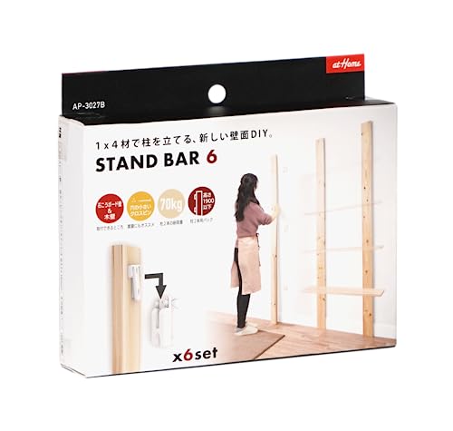 乐天商城 - アイワ金属 STAND BAR6 6組入 AP-3027B