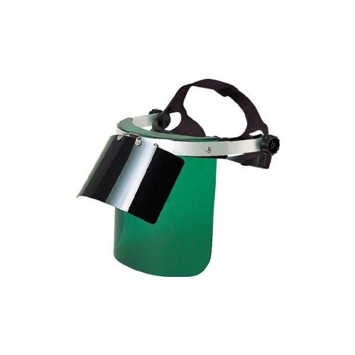 TRUSCO(トラスコ) 直かぶり型防災面 グリ—ン ダブル型 BM-KW