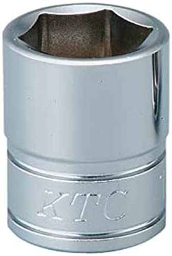 角/-/B317・パッケージ個数:1・9.5sq ソケット　6角商品紹介 ●従来品に比べ全長が短いコンパクト設計で、狭い場所での作業も容易なスタンダードタイプです。●KTC独自のパワーフィット形状を口径部と差込角の両方に採用しています。 使用上の注意
