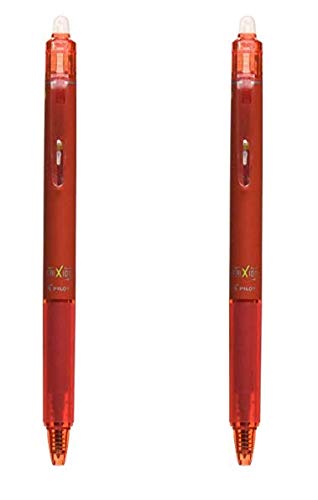 【2本セット】パイロット フリクションボール ノック 0.5mm レッド LFBK-23EF-R