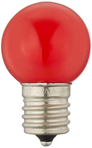 樂天商城 - エルパ (ELPA) LED電球G30 LED電球 E17 赤 LDG1R-G-E17-G244