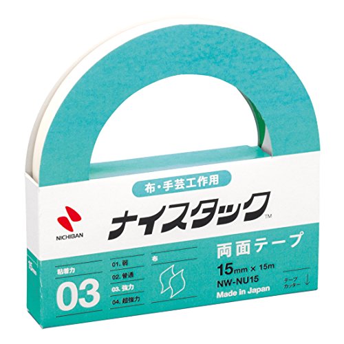 樂天商城 - ニチバン 両面テープ ナイスタック (布・手芸) 15mm×15m NW-NU15