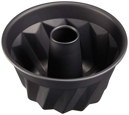 タイガークラウン ケーキ型 黒 142×82mm Blackクグロフ型小 スチール フッ素加工 耐熱250度 5042 ブラック