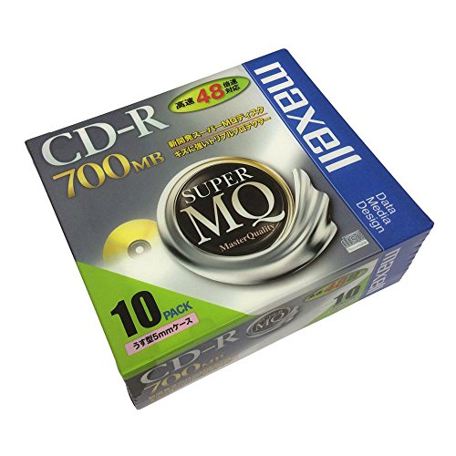 maxell データ用 CD-R 700MB 48倍速対応 10枚 5mmケース入 CDR700S.1P10S maxell データ用 CD-R 700MB 48倍速対応 10枚 5mmケース入 CDR700S.1P10S