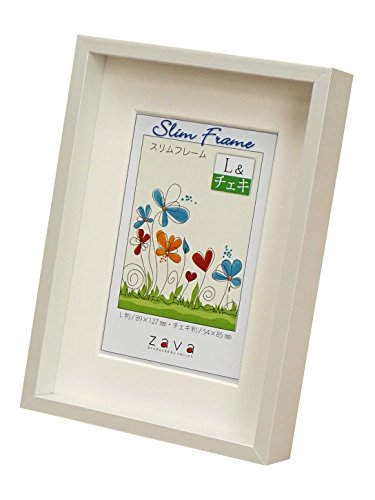 万丈 VANJOH スリムフレーム L・チェキ ホワイト