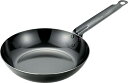 よこやま 日本製 鉄 フライパン 18cm 燕熟の技 プロスタイル フライパン IH対応 アウトドア EJTP-250 ブラック