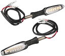 キジマ (kijima) バイク バイクパーツ ウインカー シーケンシャルウインカー LED TRタイプ 12V5.3W 2個セット アルミダイ
