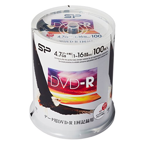 シリコンパワー データ用DVD-R 4.7GB 1-16倍速対応 ホワイトワイドプリンタブル 100枚スピンドル SPDR47PWC100S シリコンパワー データ用DVD-R 4.7GB 1-16倍速対応 ホワイトワイドプリンタブル 100枚スピンドル SPDR47PWC100S