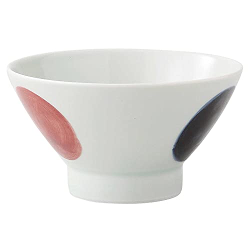 浜陶 波佐見焼 和山窯 WAZAN くらわんか碗 お茶碗 直径12cm 釉丸紋 日本製 293085