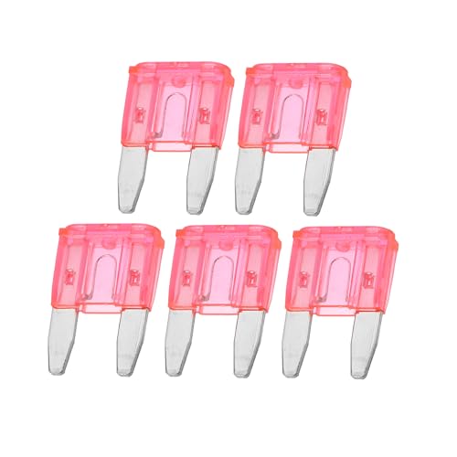 Partuto 5個セット ミニ4AMP APM/ATMユニバーサル カーヒューズ ブレードスタイル ヒューズ ショートサ..