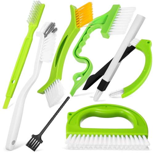 NUOLUX ブラシ 掃除道具 隙間ブラシ お風呂掃除 清潔ブラシ ミニ ハンドタイプ 8本セット  ...