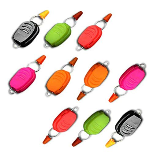 Other - 10個入 釣り糸 ストッパー ラインキーパー 5色 ベイト用 ラインストッパー ライン固定 ワイヤー スピニングリール ベイトリール ライン ス