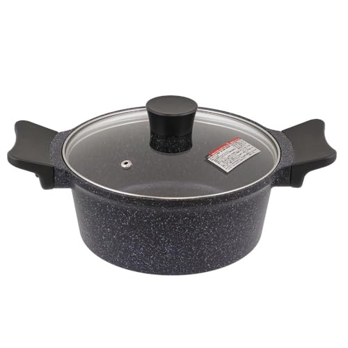 ベストコ 両手鍋 20cm ガス火専用 ダイヤモンドコート マーブル ND-3513 イージーライト ネオ