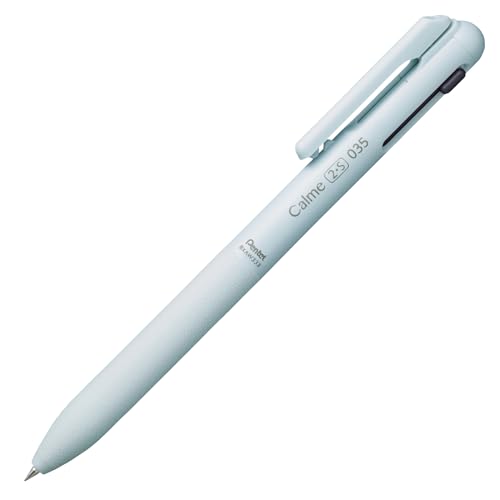 樂天商城 - ぺんてる 多機能ボールペン Calme 0.35mm ボールペン0.35 シャープ0.3 ライトブルー BXAW333S2