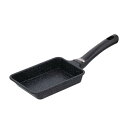 ベストコ ミニ 卵焼き器 9×14.5cm エッグパン ガス火専用 ダイヤモンドコート マーブル ND-3523 イージーライト ネオ