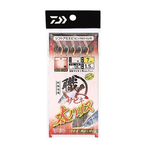 ダイワ(DAIWA) 仕掛け 職人サビキ 太ハリス5本SAピンク&ケイムラ 4-3-4