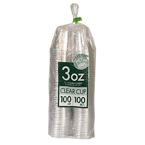 シンワ プラスチック コップ 業務用 100個入 クリア 100