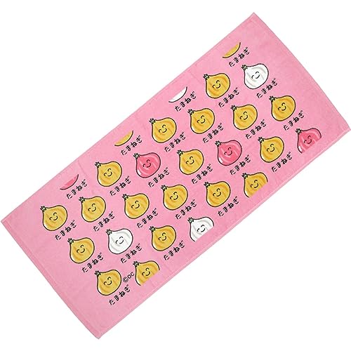 乐天商城 - フェイスタオル [たまねぎさん] プリント ロングタオル おえかきシリーズ