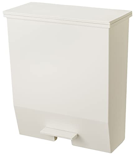 布製 - リス(RISU) ソロウ ゴミ箱 ふた付き 45L ホワイト ペダルオープン 両開き 抗菌 加工 日本製 おしゃれ キッチン 分別 ワイド キャ