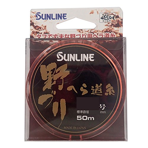 乐天商城 - サンライン(SUNLINE) ナイロンライン へら道糸 野づり 50m 0.8号 スプラッシュオレンジ