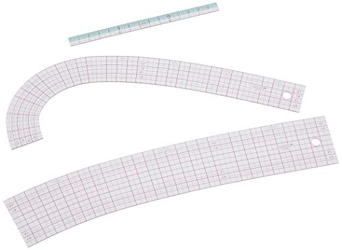 クロバー(Clover) Clover ソーイング用品 クロバー カーブ定規 ミニものさし付 25-051