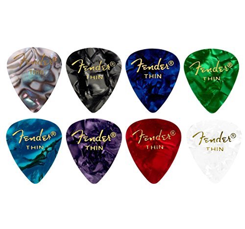 8 色/-/-・パッケージ個数:1Fender プレミアム ギターピック 351 Shin 8枚セットでお届けします。
