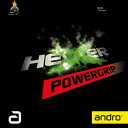 andro(アンドロ) 卓球 ラバー スピン系テンション ヘキサーパワーグリップ 裏ソフト ITTF(国際卓球連盟)公認 グリーン 2.1 11