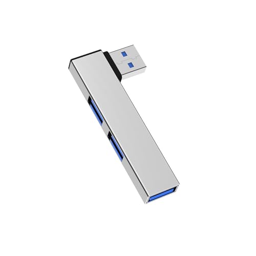 ノートパソコンのUSBポート拡張 USB 3.0 ポート拡張ハブ 5Gbps 速度のポータブル USB3.0 ハブ アダプタ..