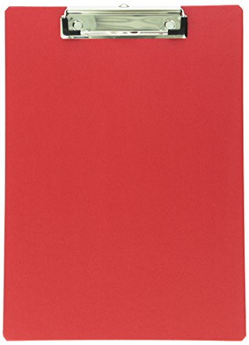 ナカバヤシ クリップボード A4 E型 バインダー レッド QB-A401-R