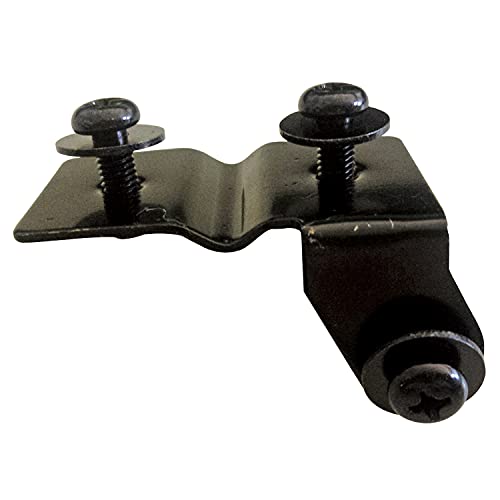 ノグチ(NOGUCHI) 自転車 ランプブラケット付きカゴ取付金具 ブラック