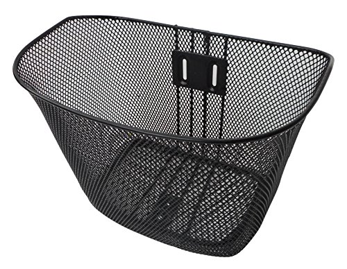 サギサカ(SAGISAKA) 自転車 カゴ メッシュ前カゴ DA型 ブラック 48361