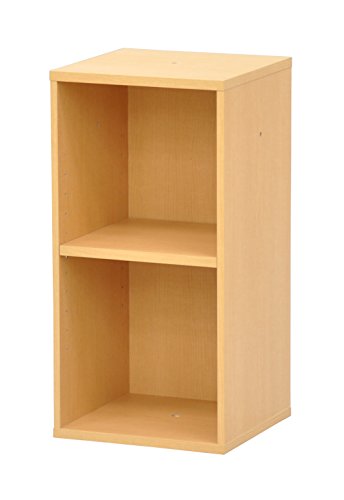 エイアイテック(AITECH) カラーボックス2段 幅30cm 高さ60cm ニュープレージ ナチュラル NPG-6030